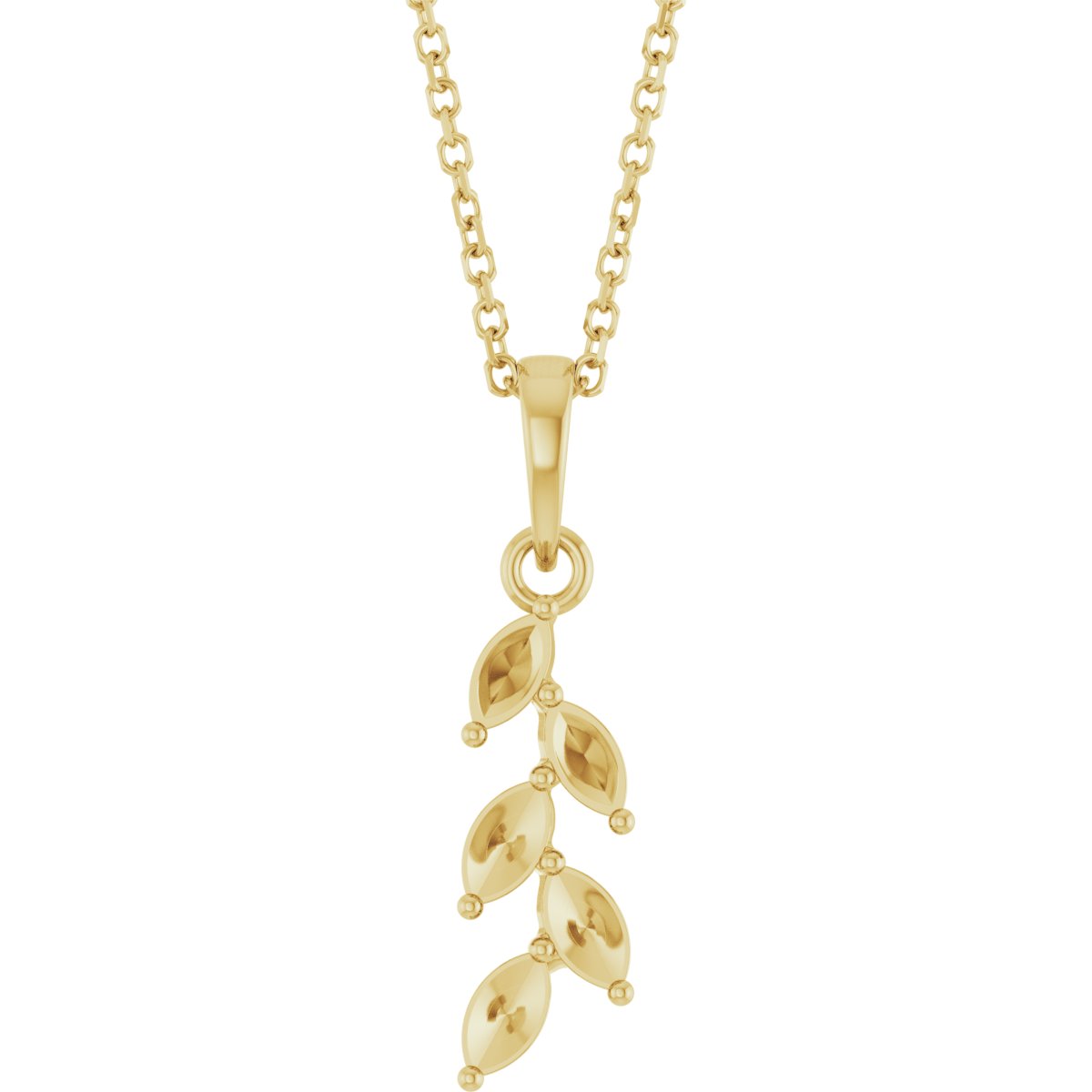 Family Leaf Necklace or Pendant
