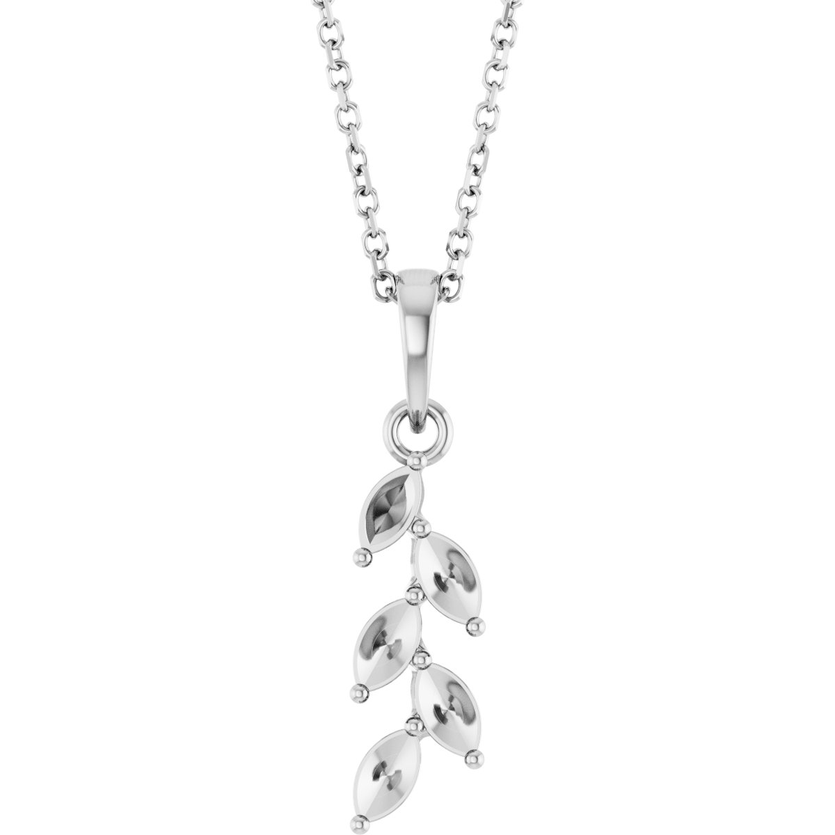 Family Leaf Necklace or Pendant