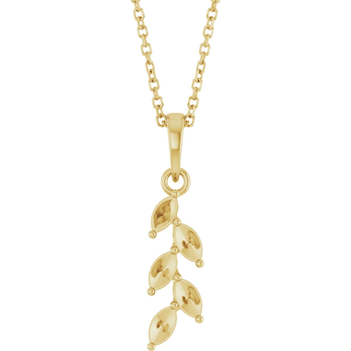 Family Leaf Necklace or Pendant