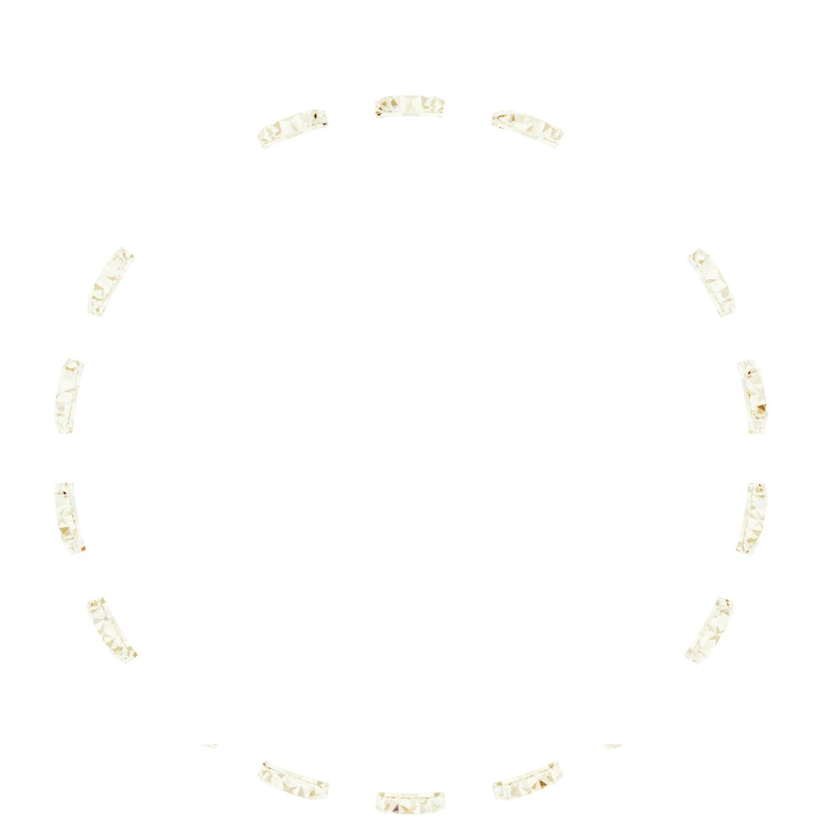 Round 4-Prong Hidden Halo-Style Necklace Center