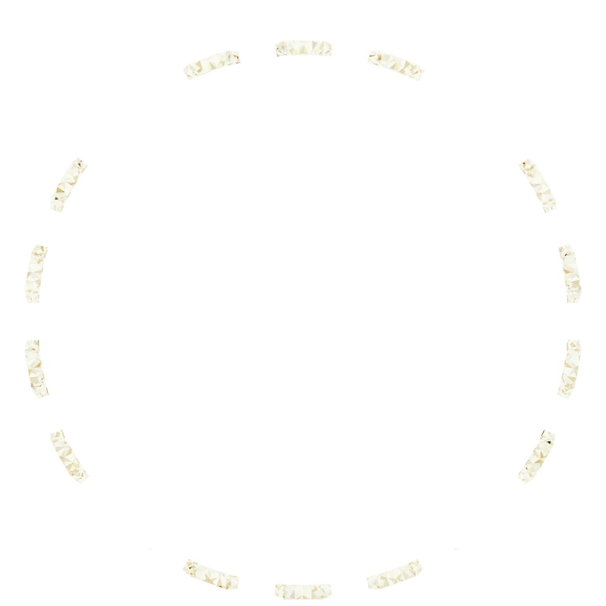 Round 4-Prong Hidden Halo-Style Necklace Center