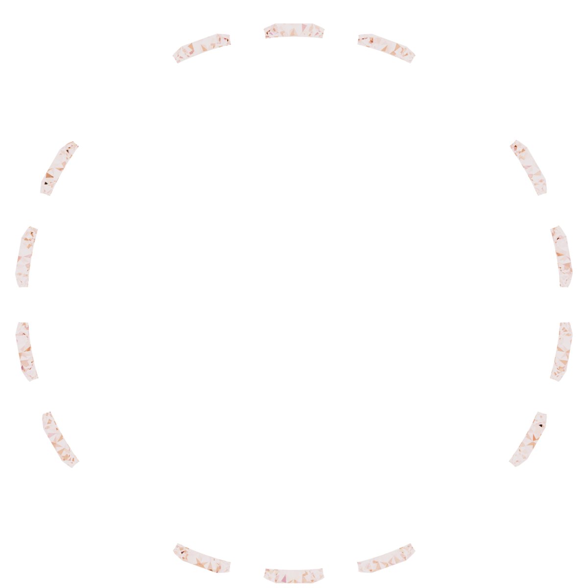 Round 4-Prong Hidden Halo-Style Necklace Center
