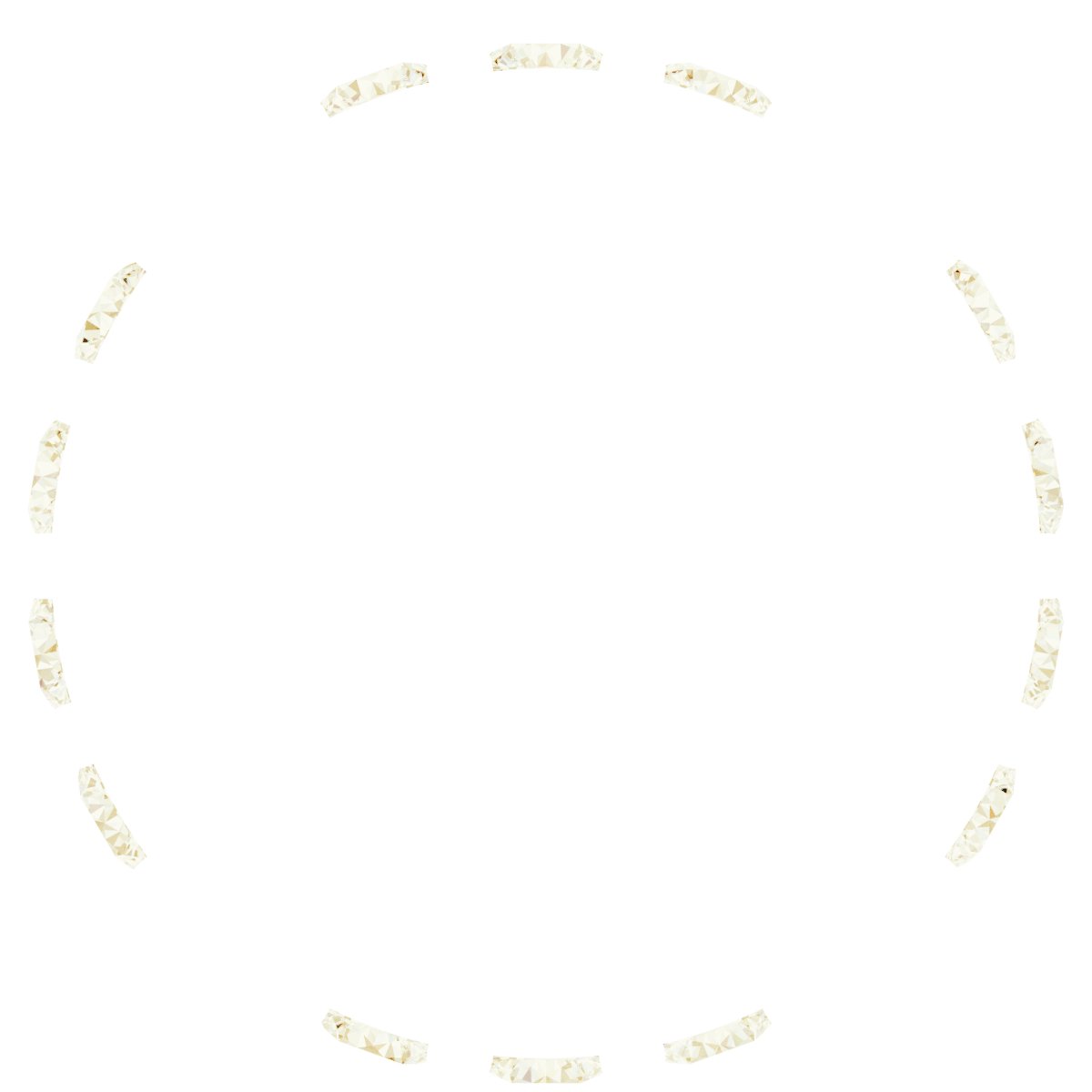Round 4-Prong Hidden Halo-Style Necklace Center