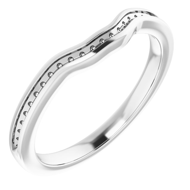 Band Mounting for 9x7 mm Oval Ring