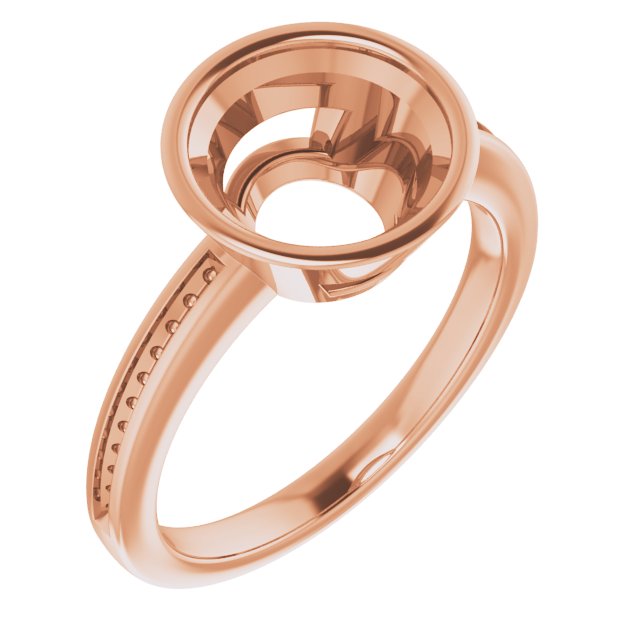 Bezel-Set Solitaire Engagement Ring