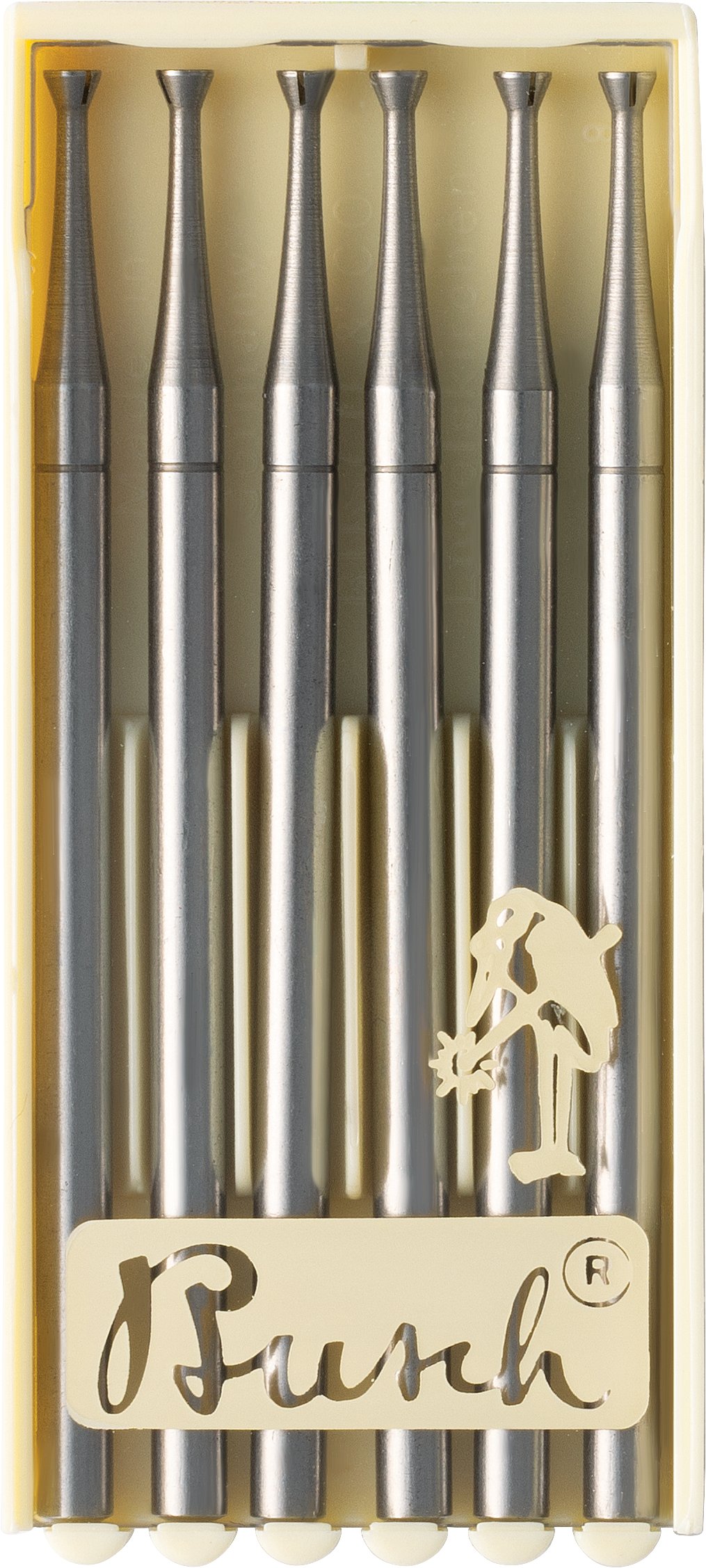 Busch® Twin Cut Conical Cup Burs