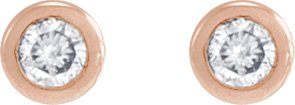 .015 CT Natural Diamond Earring view 2
