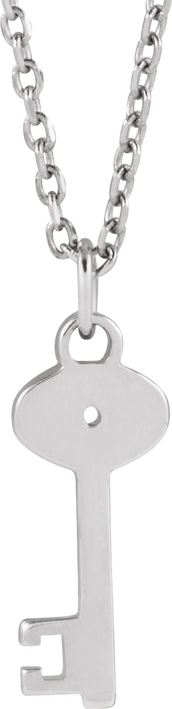 Accented Key Necklace or Pendant