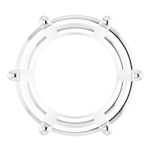 Round 6-Prong Low Basket Setting