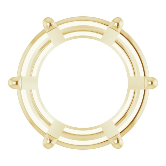 Round 6-Prong Low Basket Setting