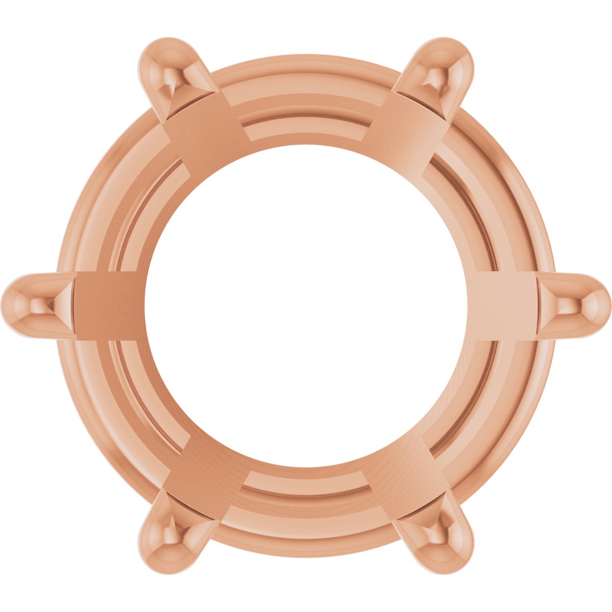 Round 6-Prong Low Basket Setting