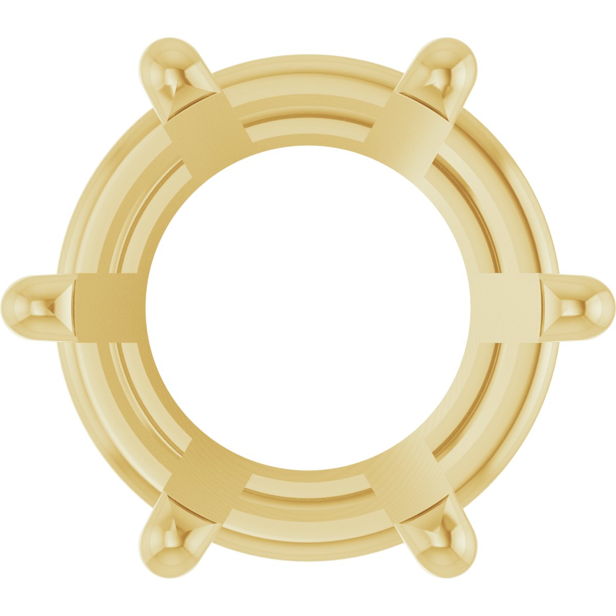 Round 6-Prong Low Basket Setting