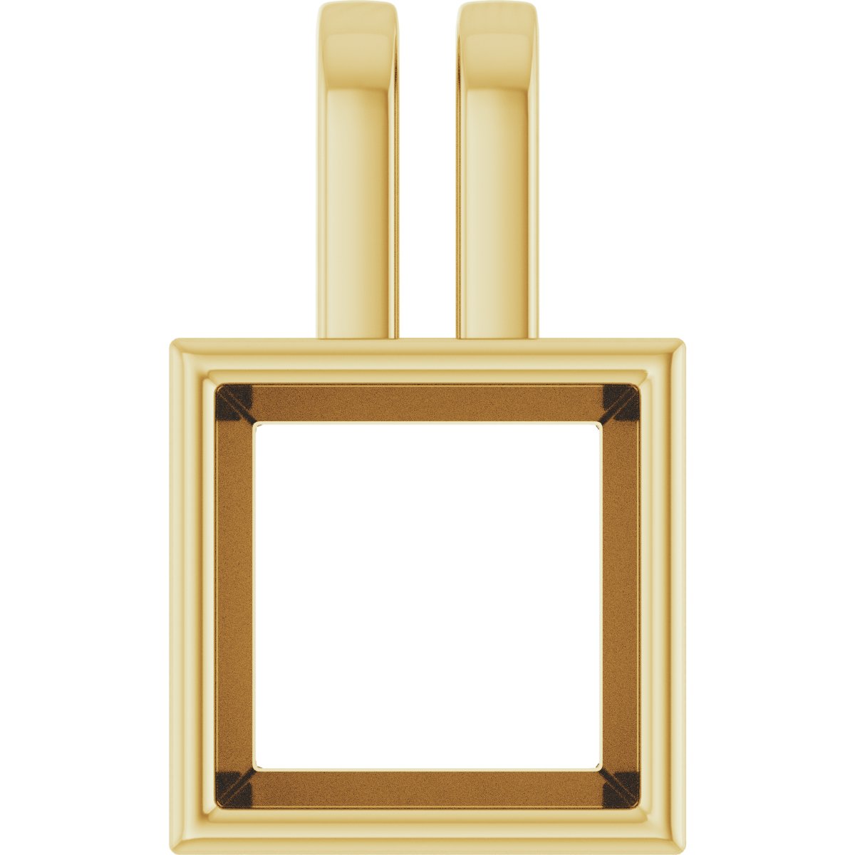 Bezel-Set Solitaire Pendant