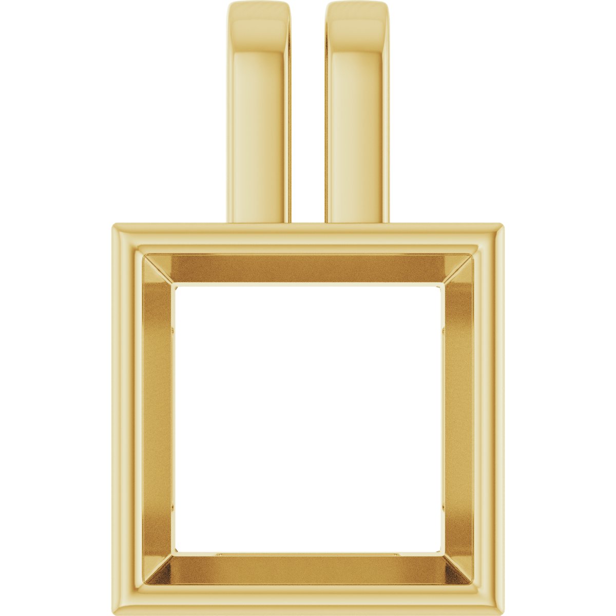 Bezel-Set Solitaire Pendant