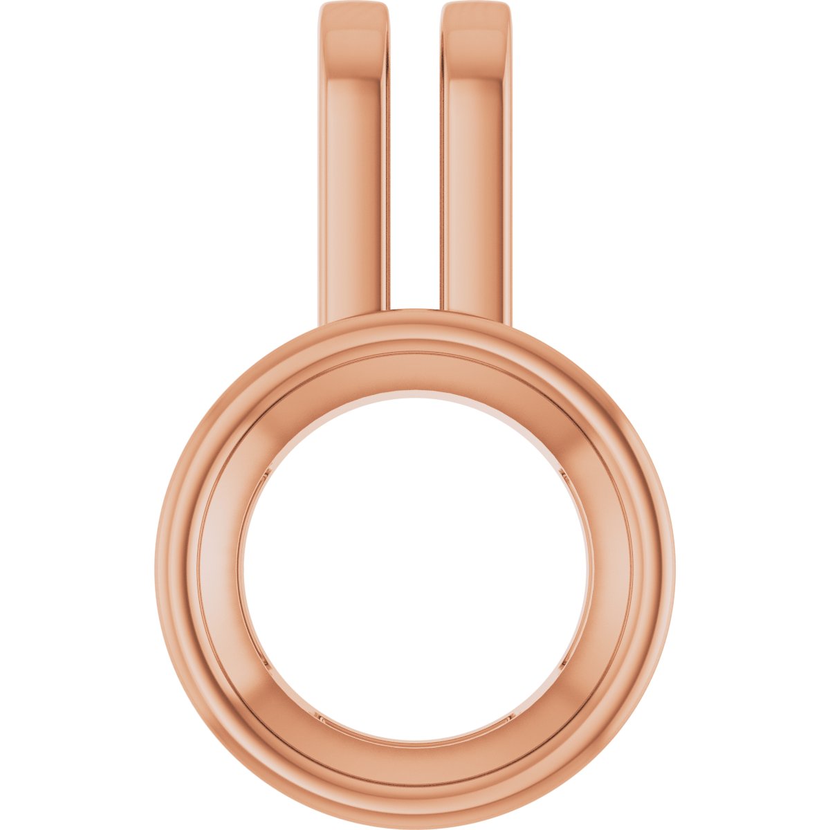 Bezel-Set Solitaire Pendant