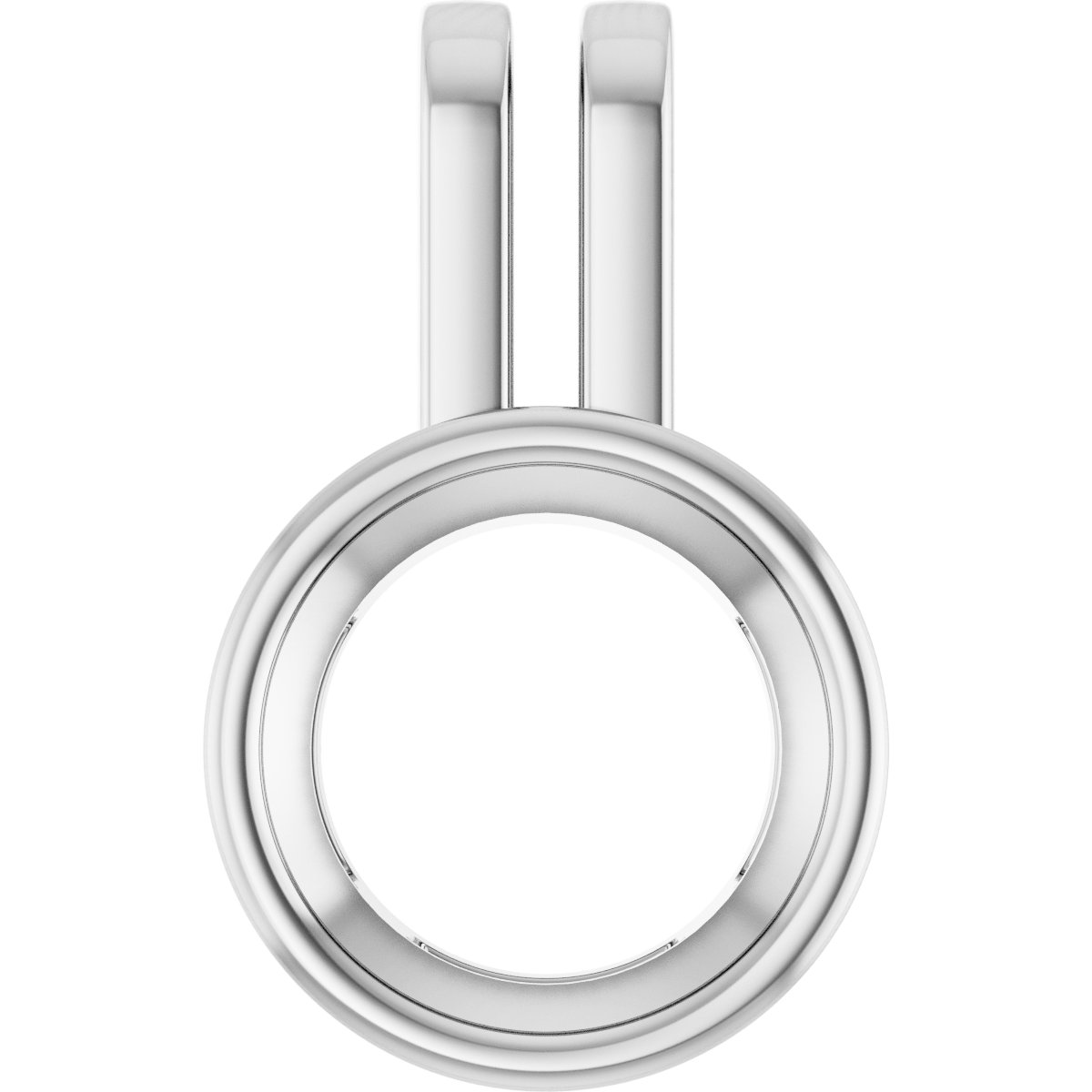 Bezel-Set Solitaire Pendant