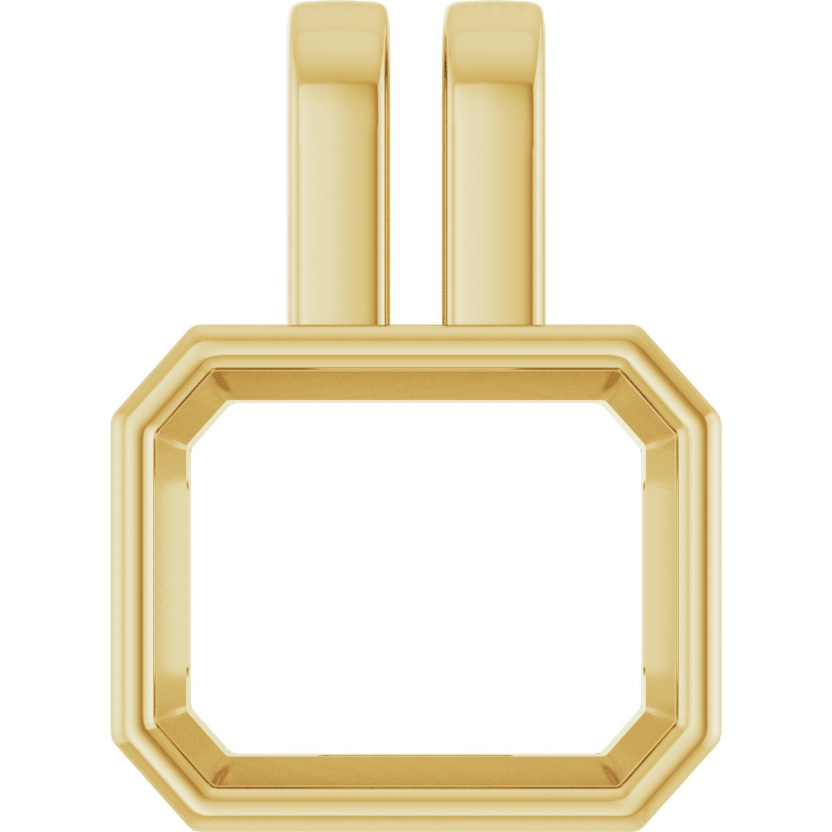 Bezel-Set Solitaire Pendant