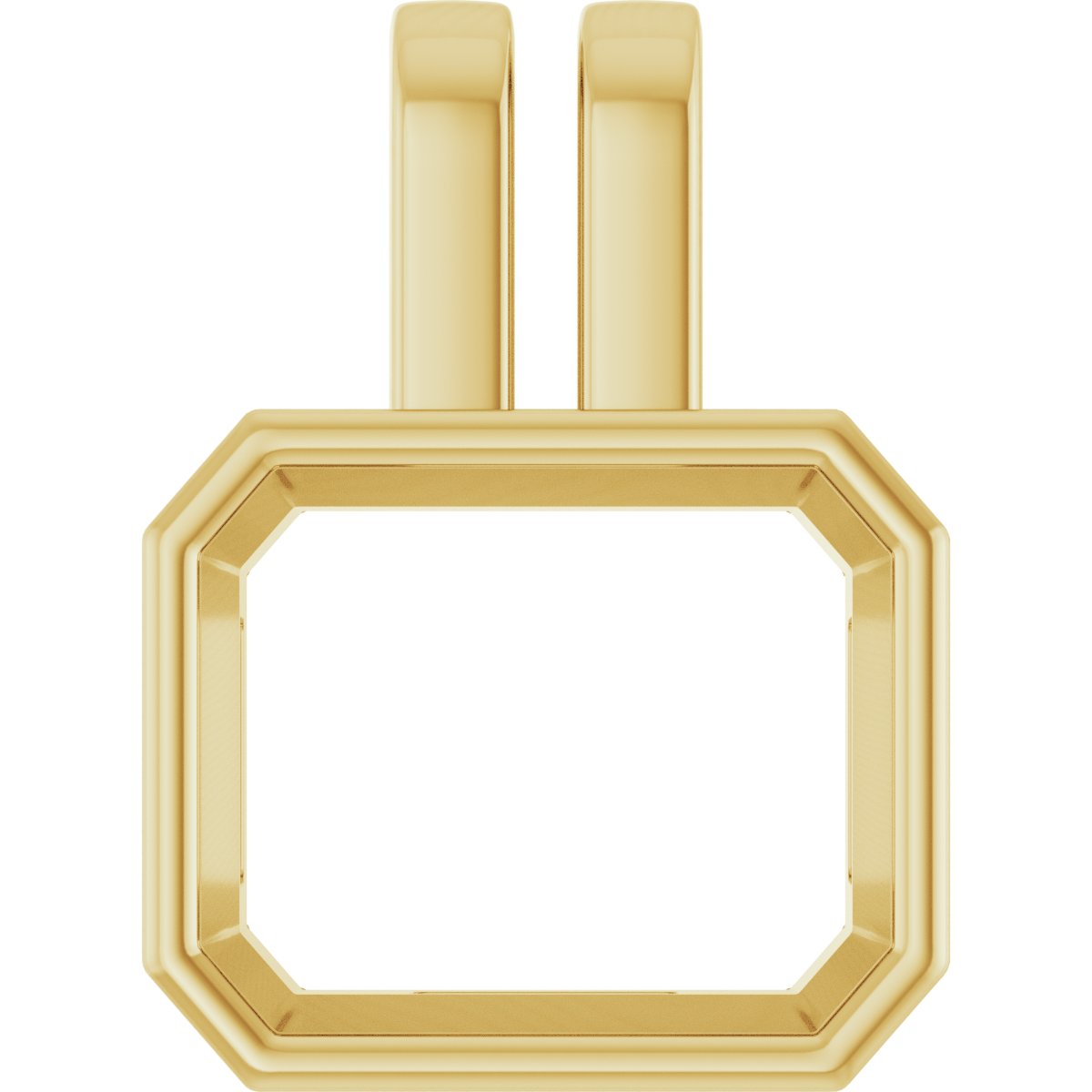 Bezel-Set Solitaire Pendant