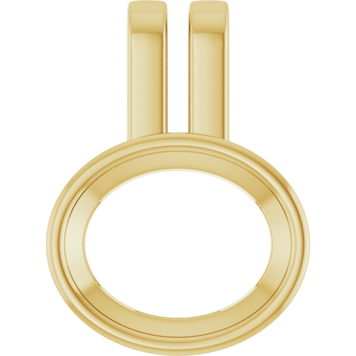 Bezel-Set Solitaire Pendant