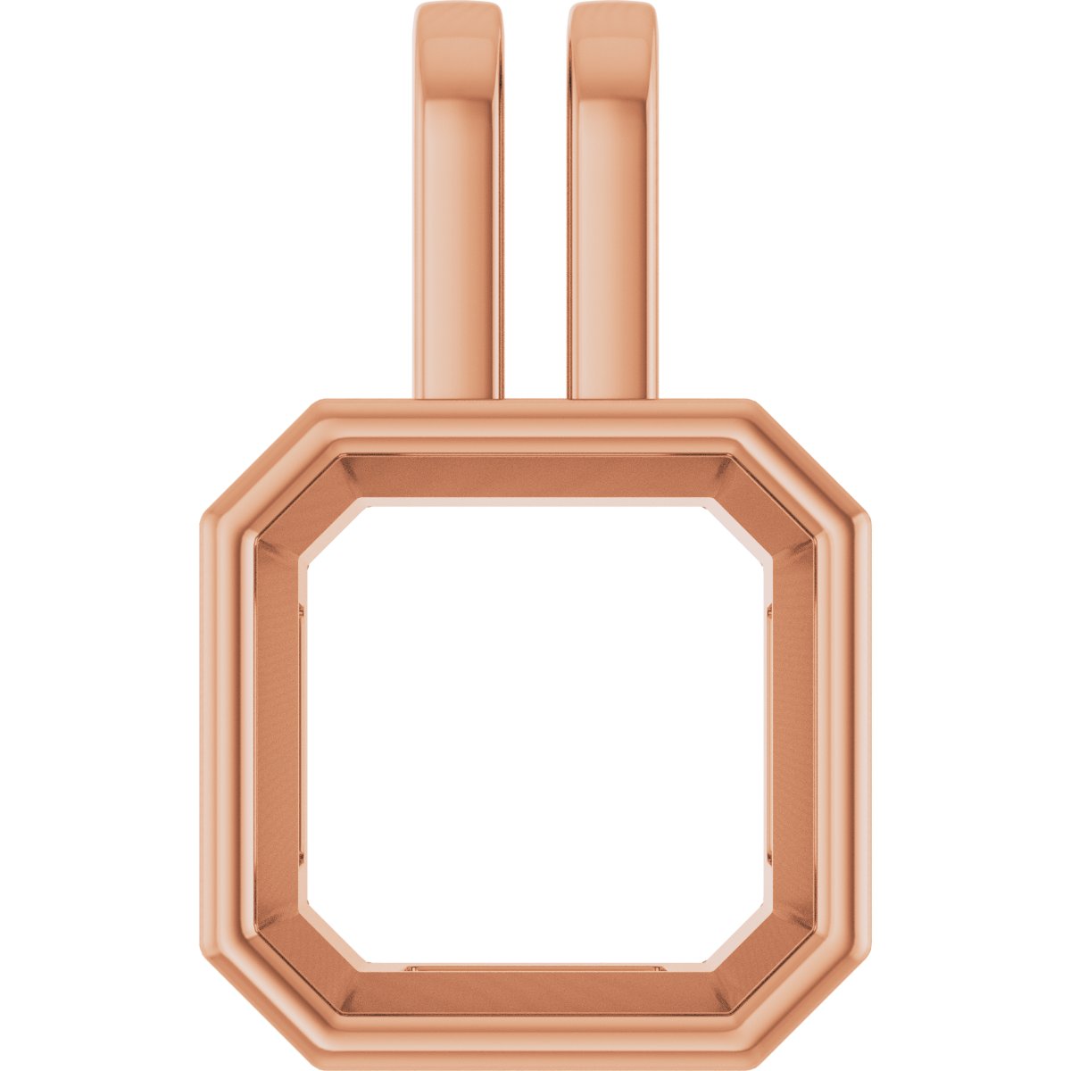 Bezel-Set Solitaire Pendant