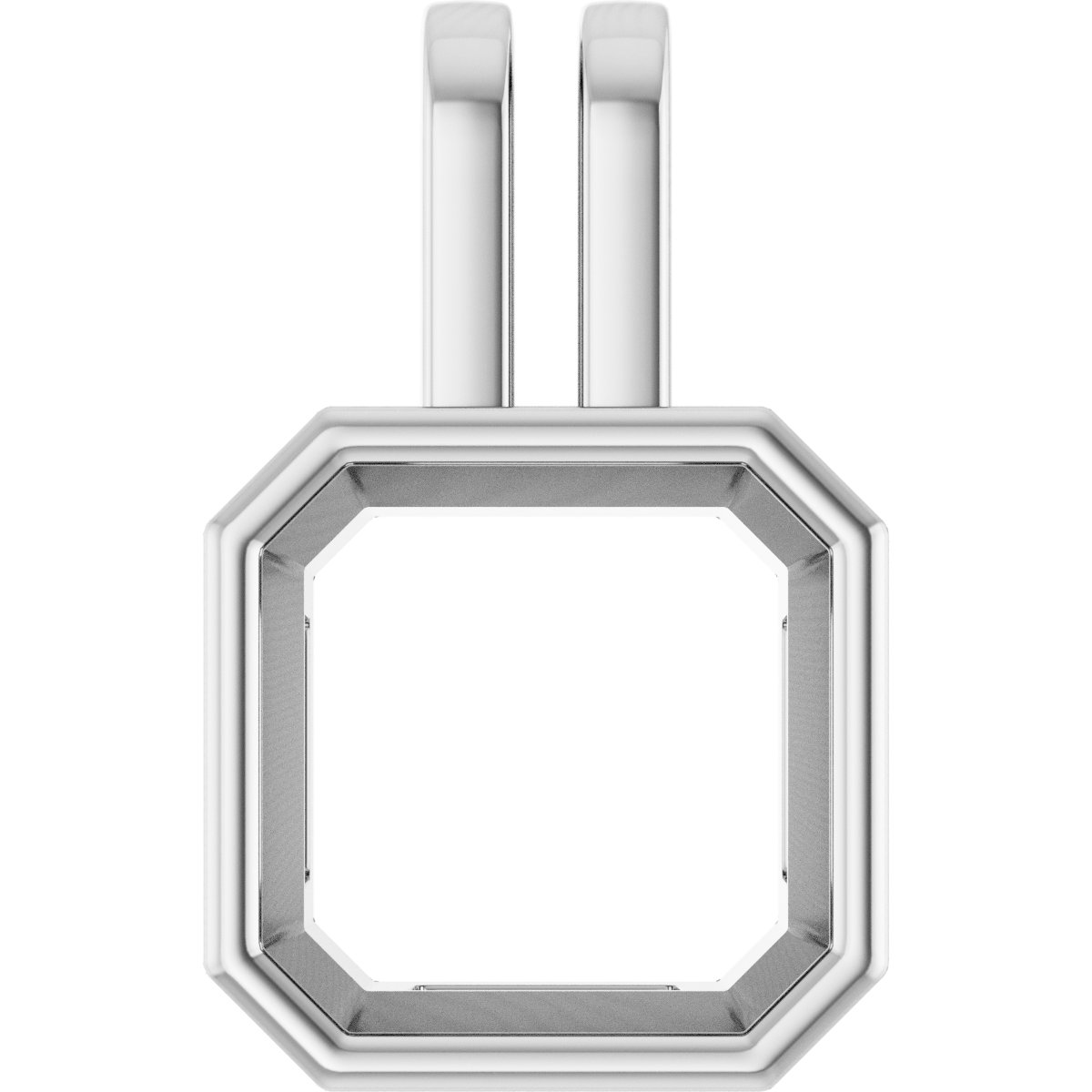 Bezel-Set Solitaire Pendant