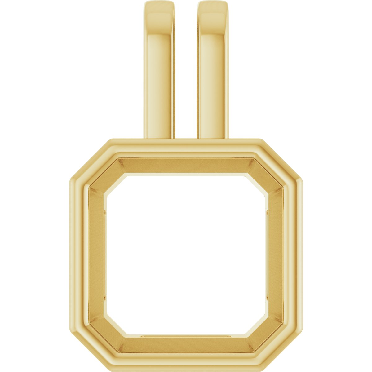 Bezel-Set Solitaire Pendant