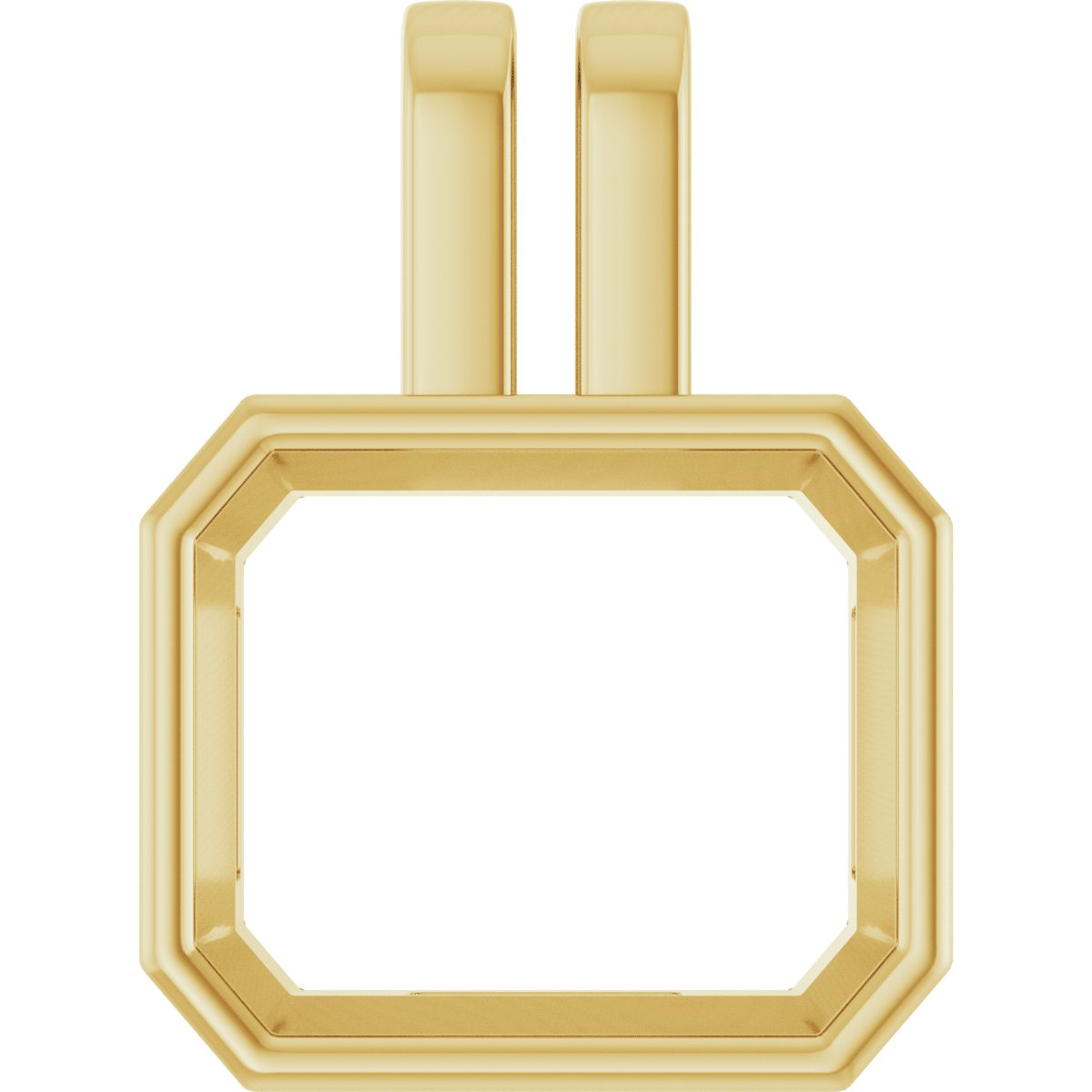 Bezel-Set Solitaire Pendant