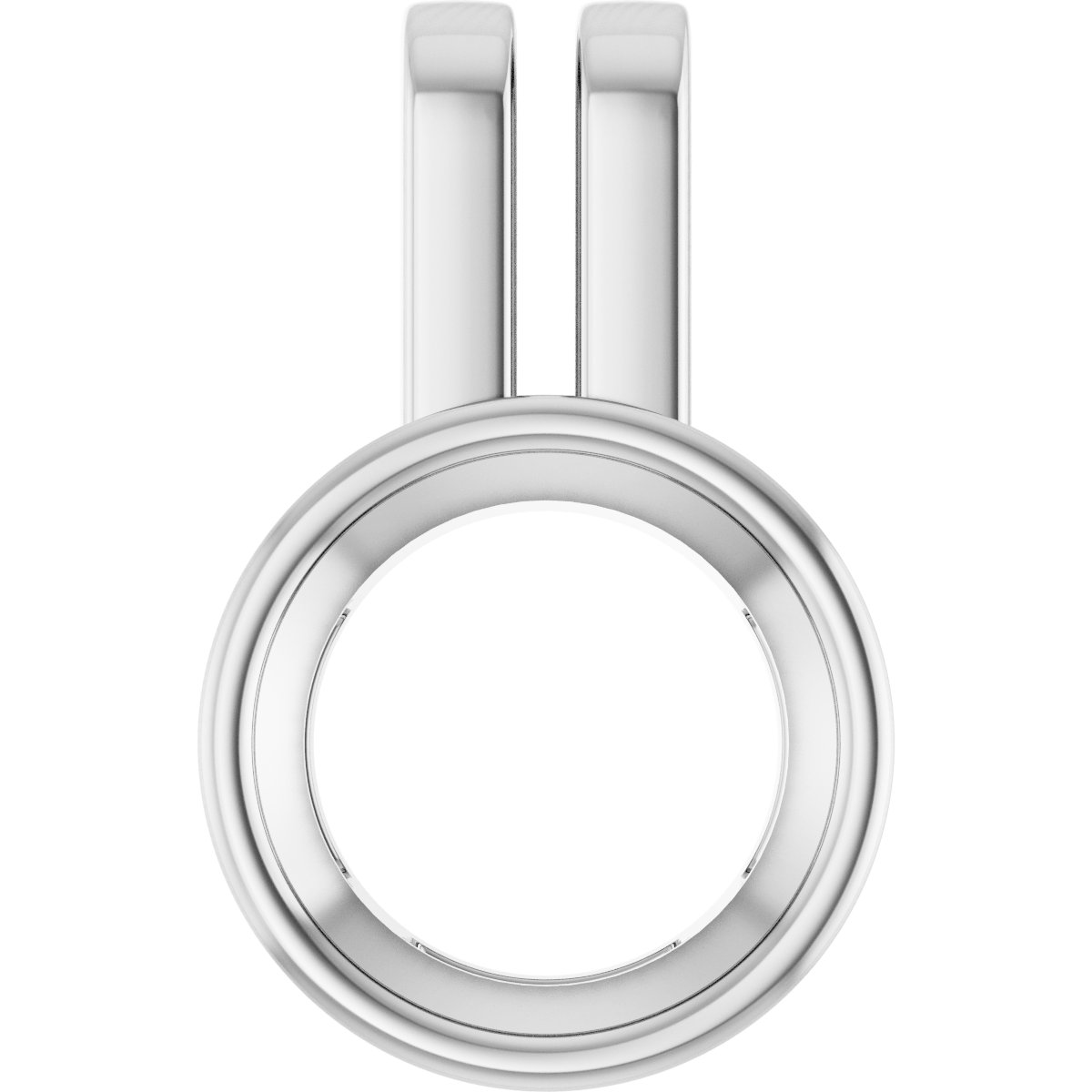 Bezel-Set Solitaire Pendant