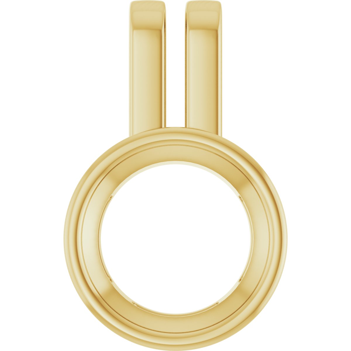 Bezel-Set Solitaire Pendant