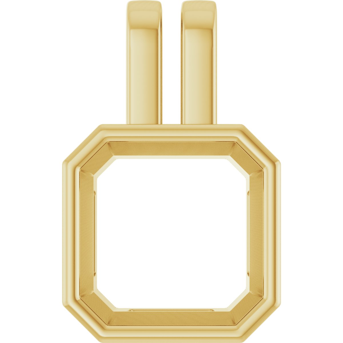Bezel-Set Solitaire Pendant