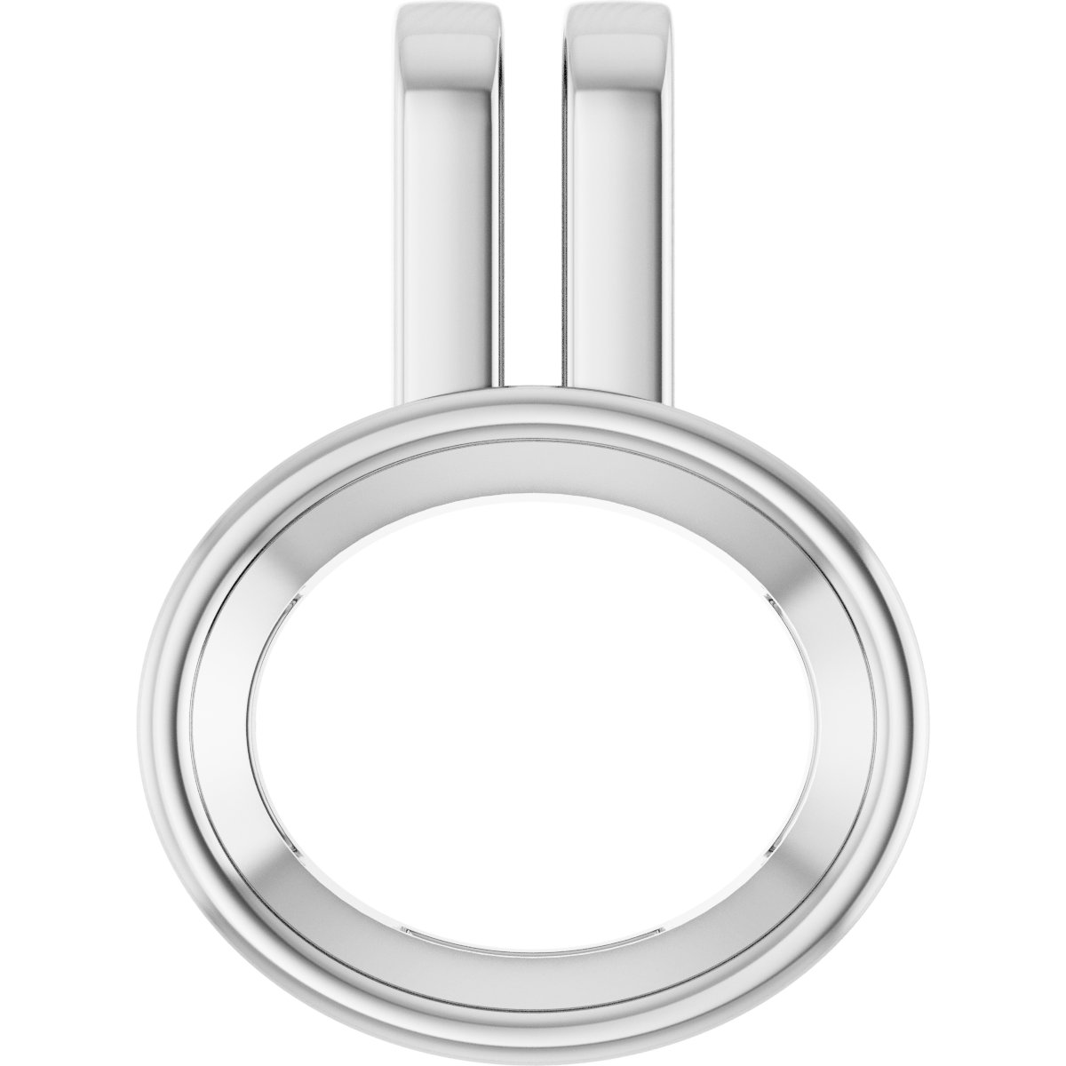 Bezel-Set Solitaire Pendant