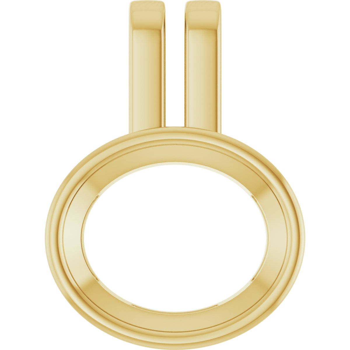 Bezel-Set Solitaire Pendant