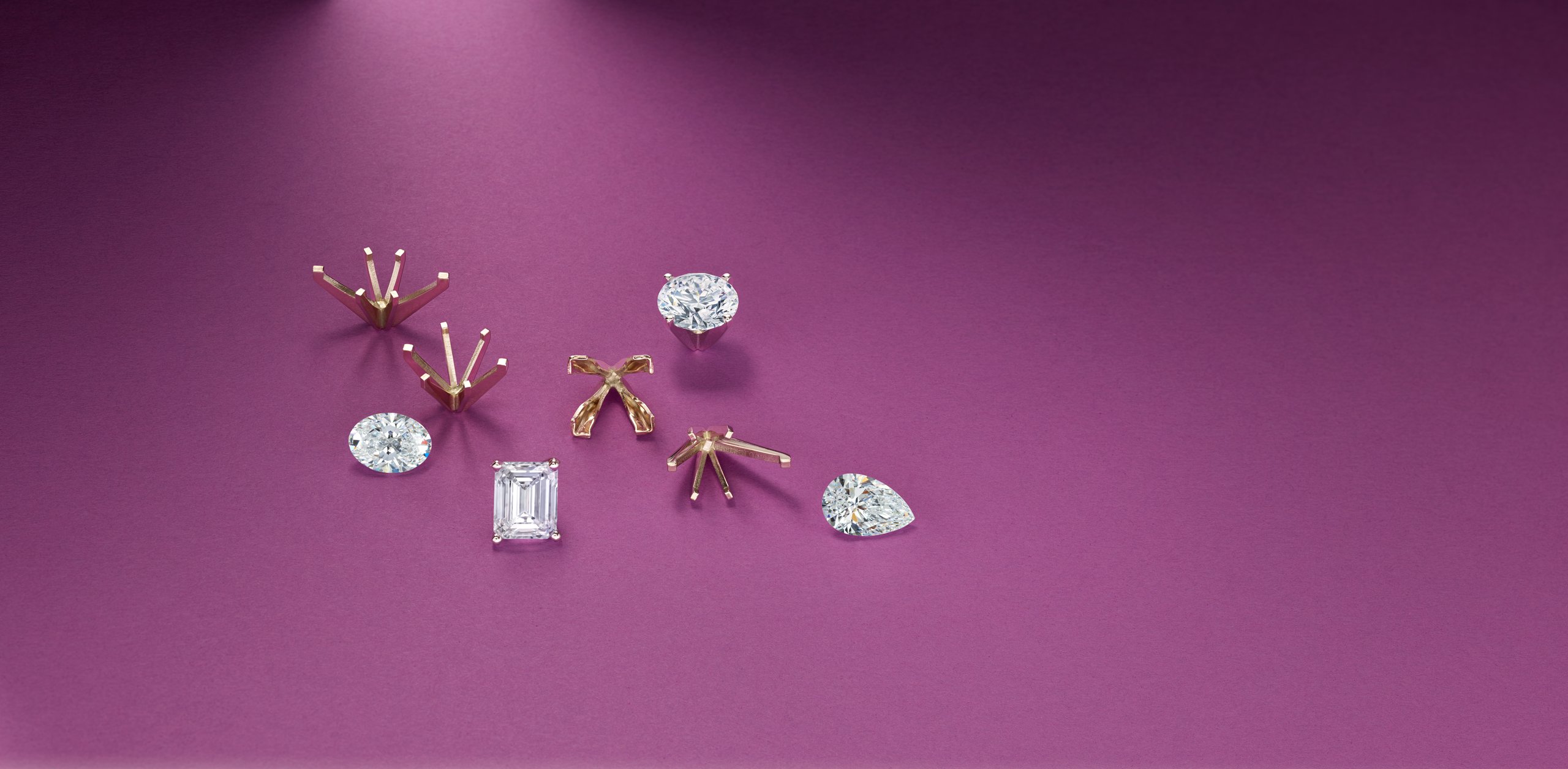 Discover the latest innovations for your larger carat weight designs.