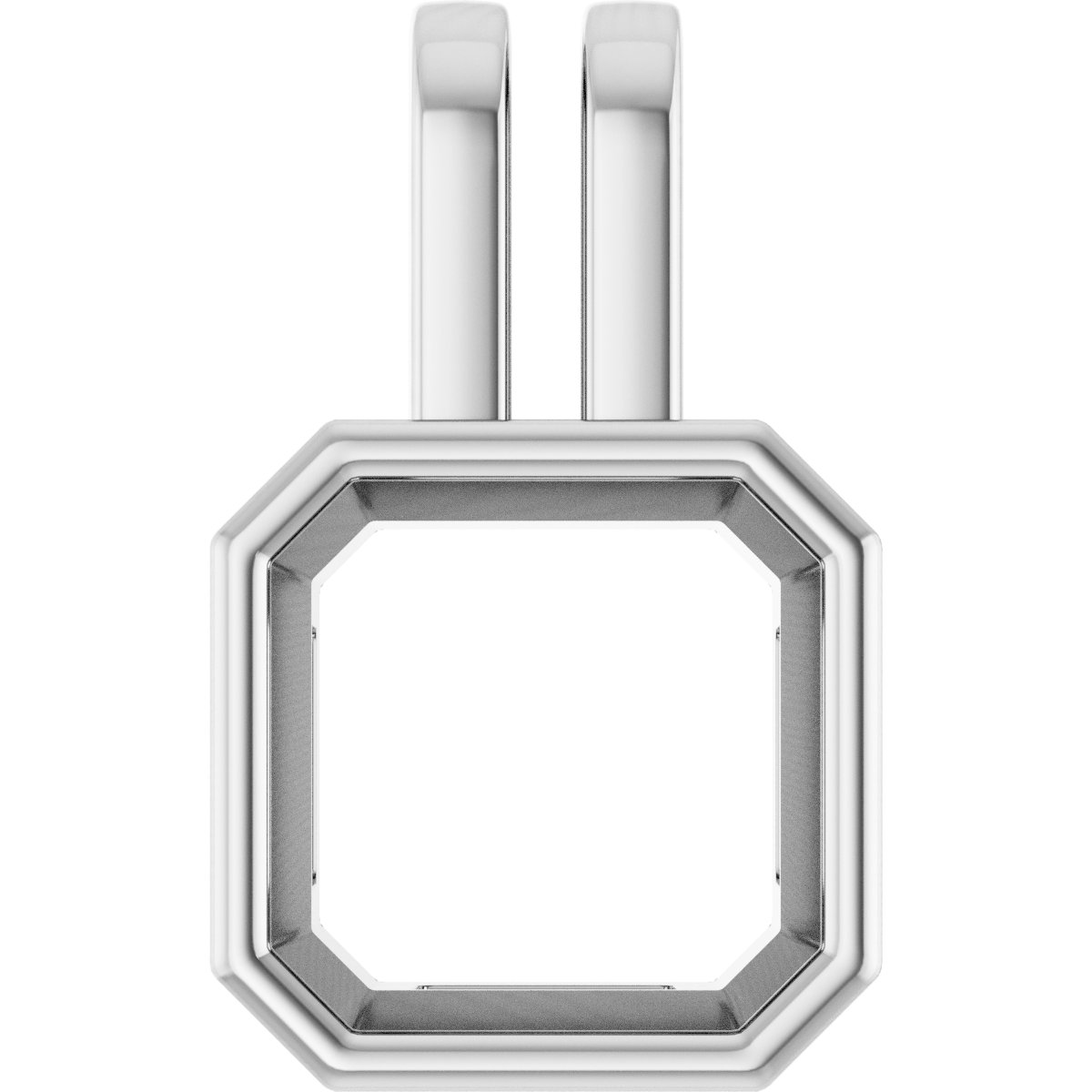 Bezel-Set Solitaire Pendant