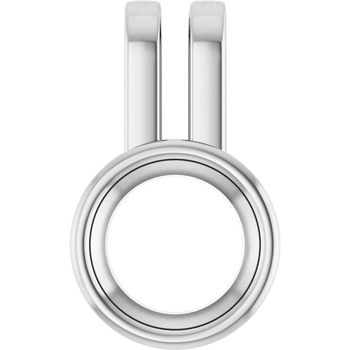 Bezel-Set Solitaire Pendant