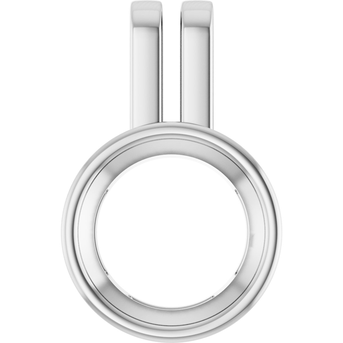 Bezel-Set Solitaire Pendant