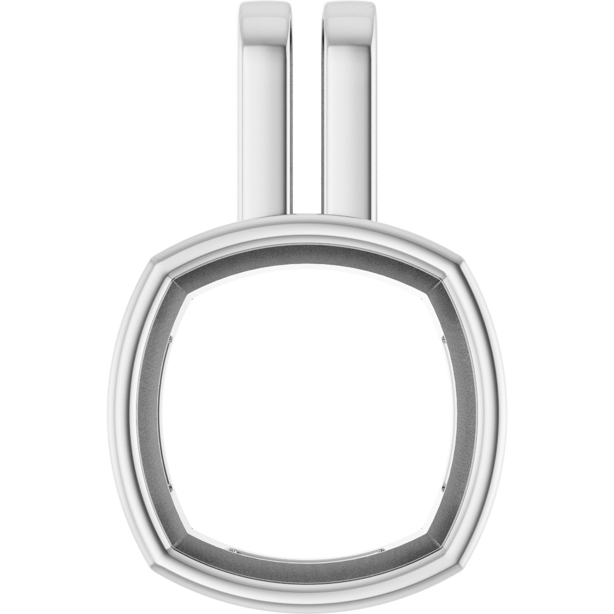 Bezel-Set Solitaire Pendant