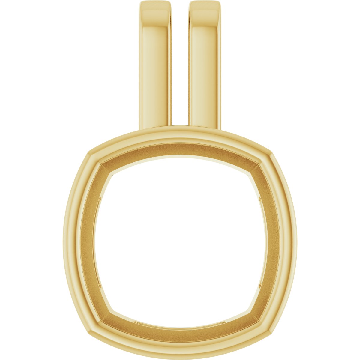 Bezel-Set Solitaire Pendant