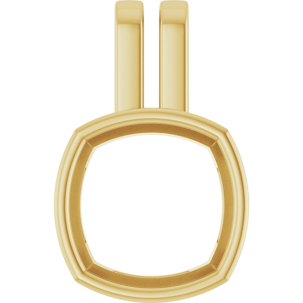 Bezel-Set Solitaire Pendant