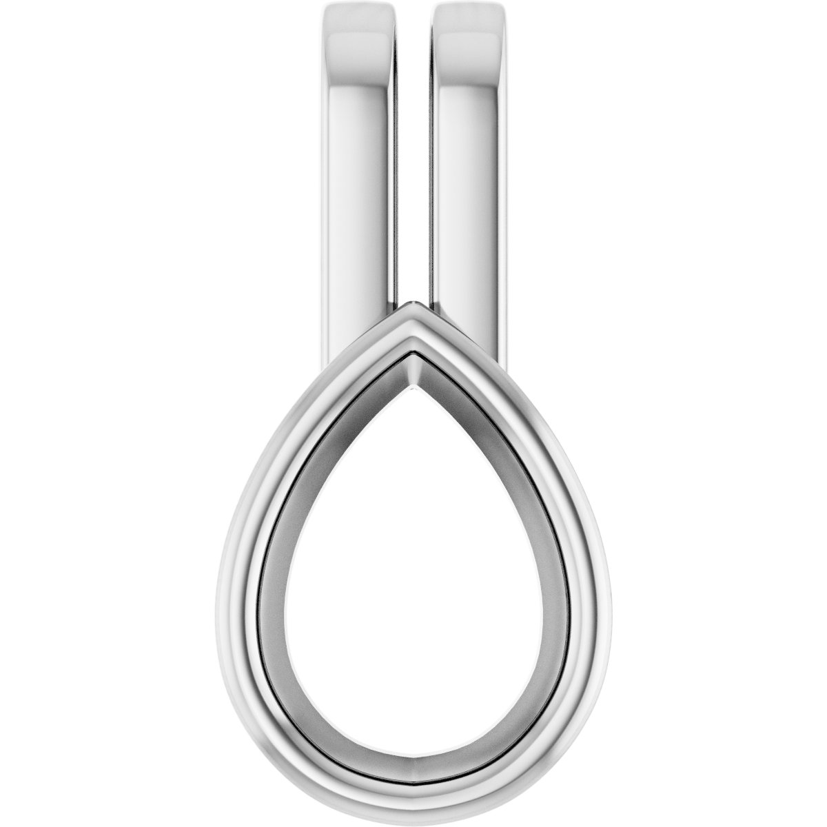 Bezel-Set Solitaire Pendant