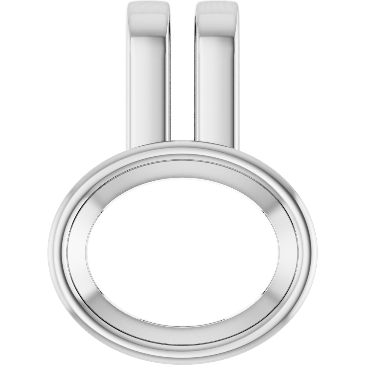 Bezel-Set Solitaire Pendant