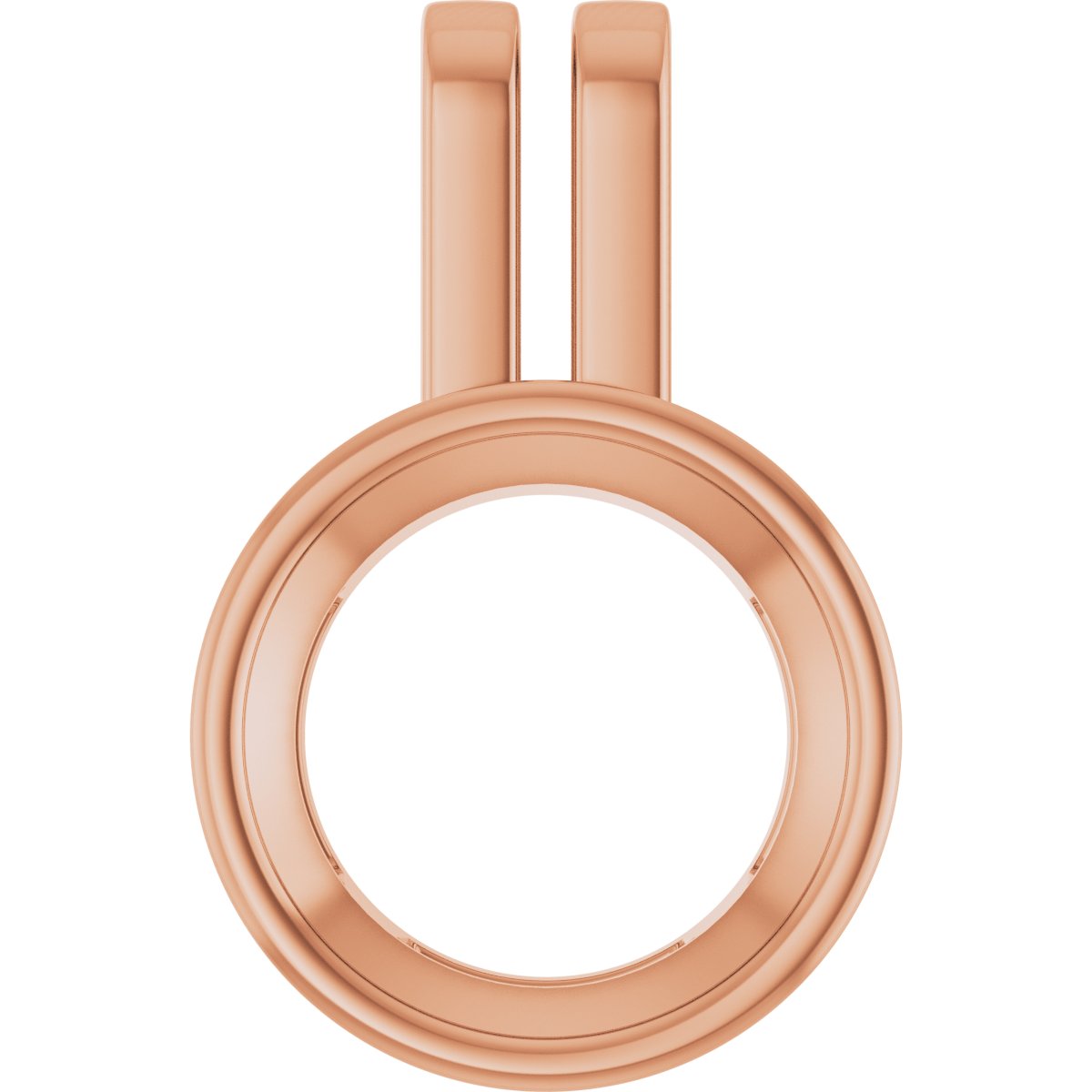 Bezel-Set Solitaire Pendant