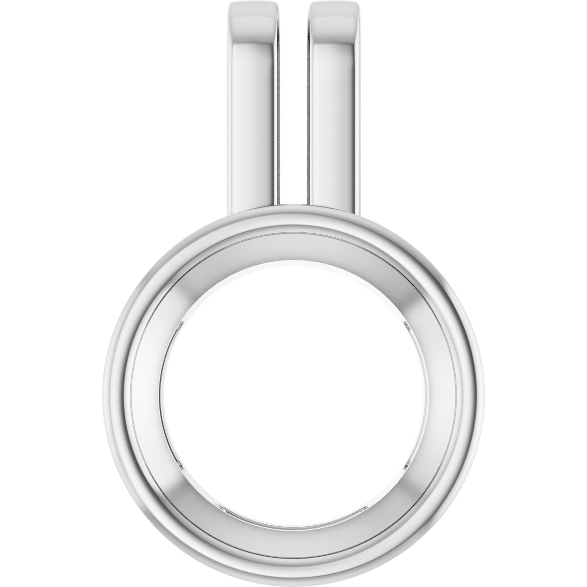 Bezel-Set Solitaire Pendant