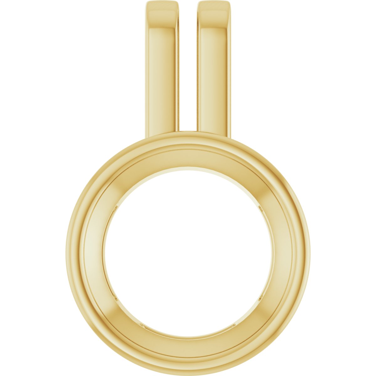 Bezel-Set Solitaire Pendant