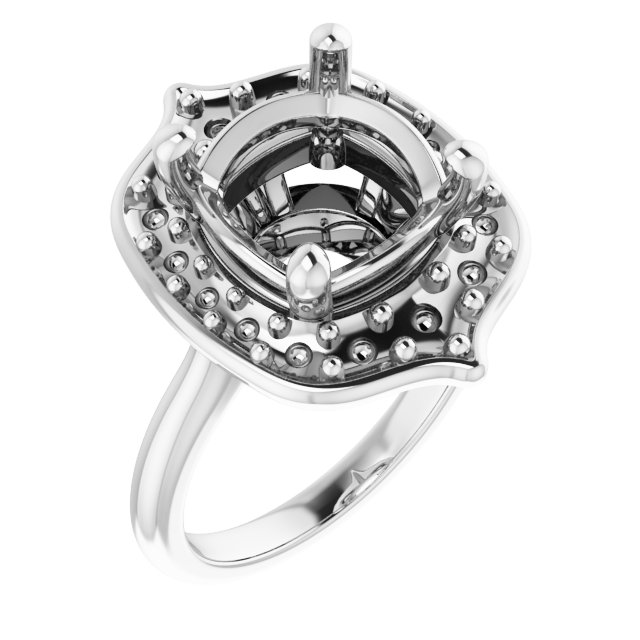 Halo-Style Engagement Ring
