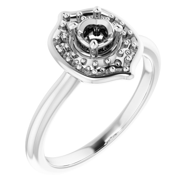 Halo-Style Engagement Ring