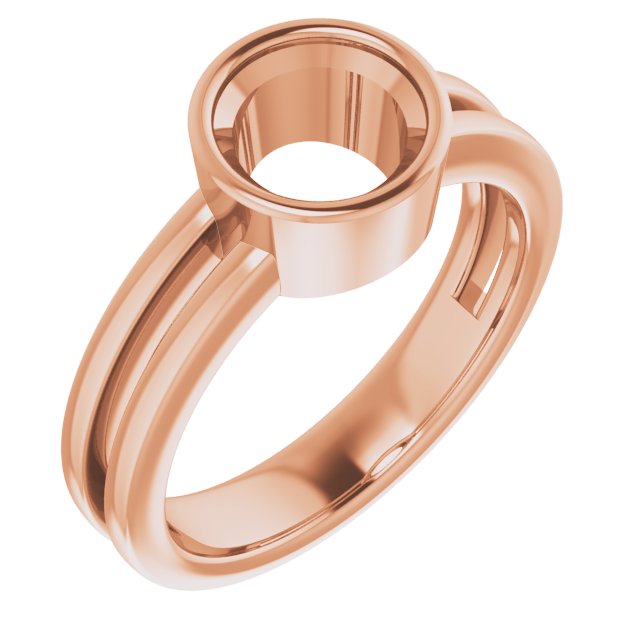 Bezel-Set Solitaire Ring
