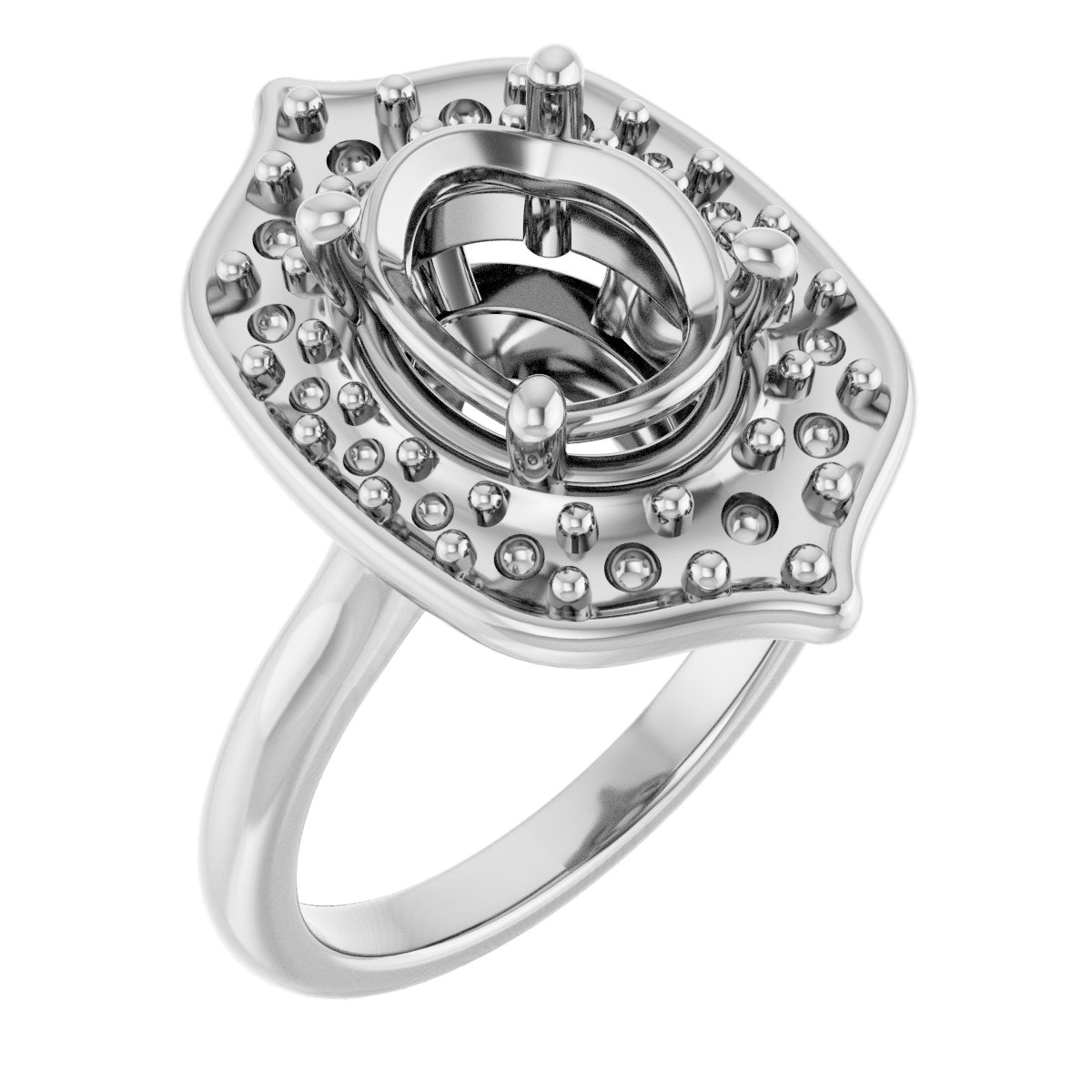 Halo-Style Engagement Ring