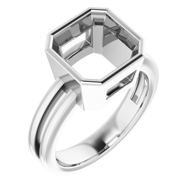 Bezel-Set Solitaire Ring