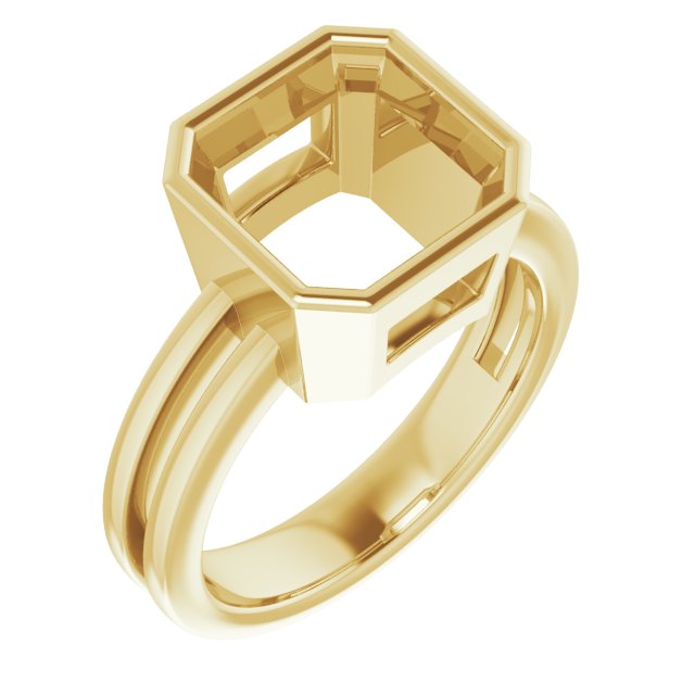 Bezel-Set Solitaire Ring